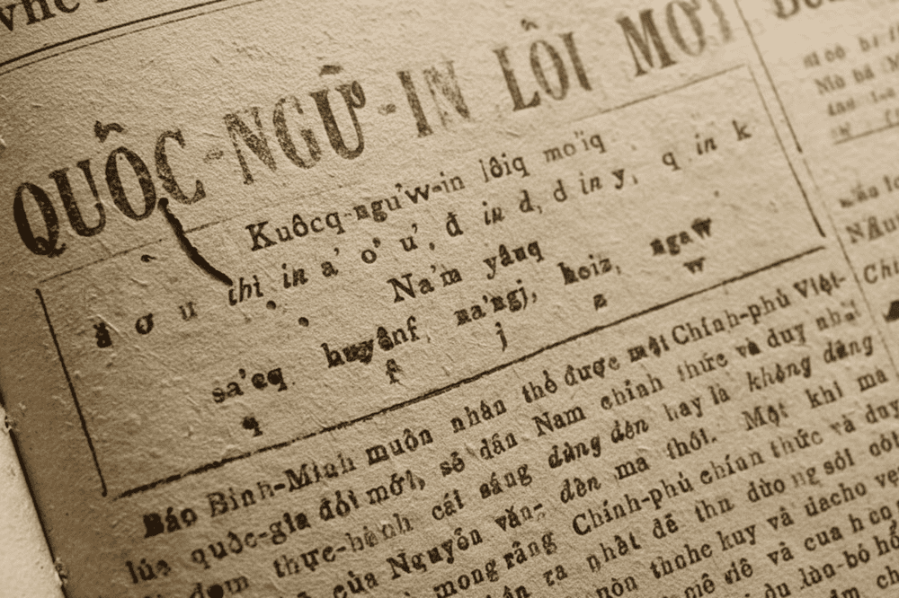 Language interference creates the foundation for the development of the national language of Vietnam